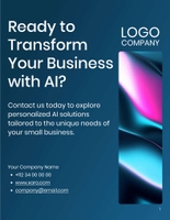 Free brochure – benefits of ai template