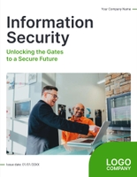 Free brochure – information security template