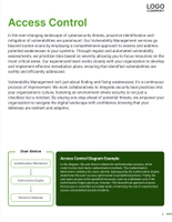 Free brochure – information security template