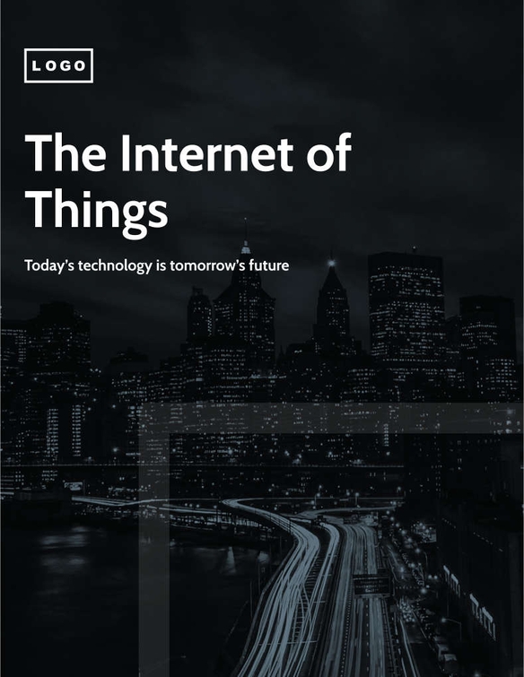 Free brochure – internet of things template