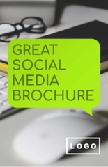 Free brochure – social media strategy template