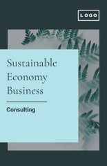 Free brochure – sustainability template