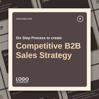 Free carousel  b2b sales template