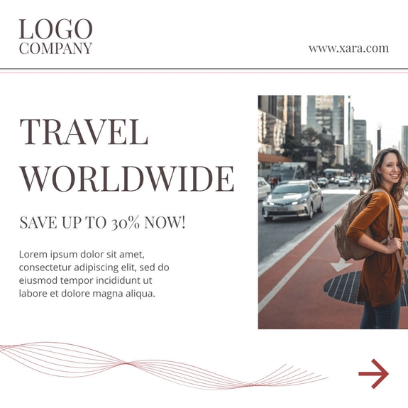 Free carousel  travel template