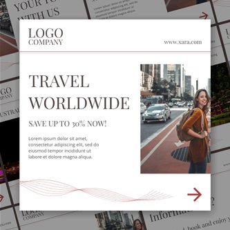 Free carousel  travel template