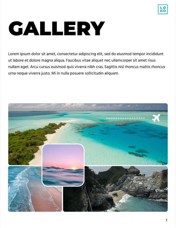 Free catalog  travel template