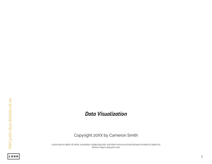 Free e-books  data visualization template