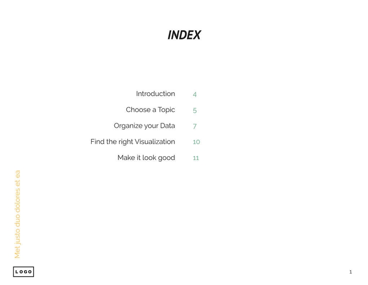 Free e-books  data visualization template