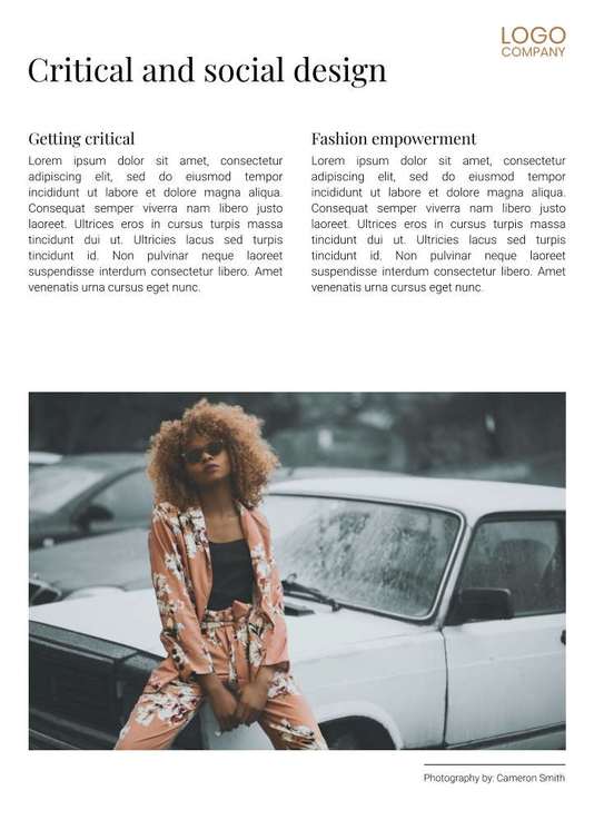 Free e-books  sustainable fashion template