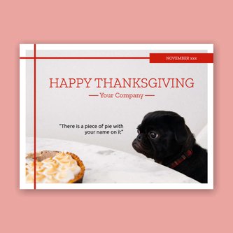 Free e-card template