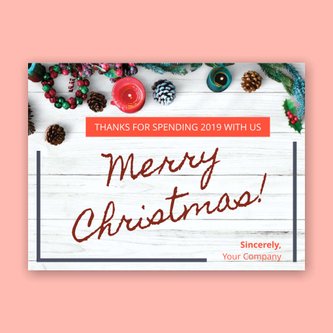 Free e-card template