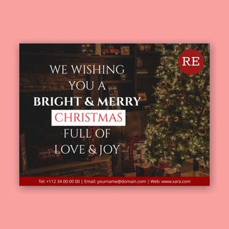 Free e-card template