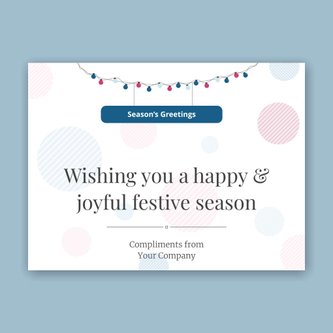 Free e-card template