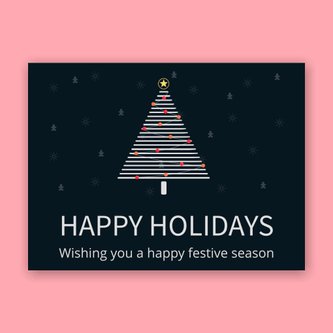 Free e-card template