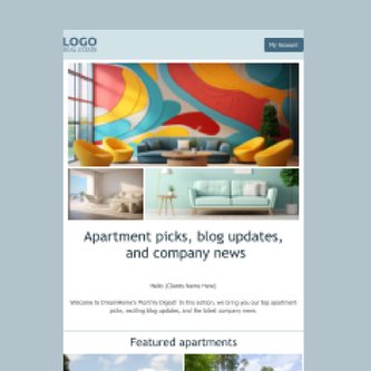 Free real estate – email marketing template