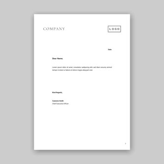 Free letterhead template