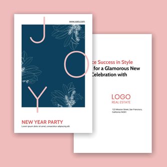 Free postcard template