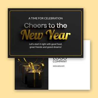 Free postcard template