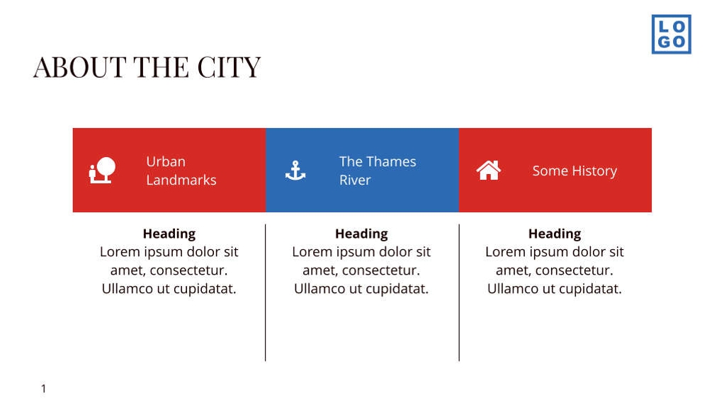 Free presentation  explore london template