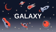 Free presentation  galaxy template