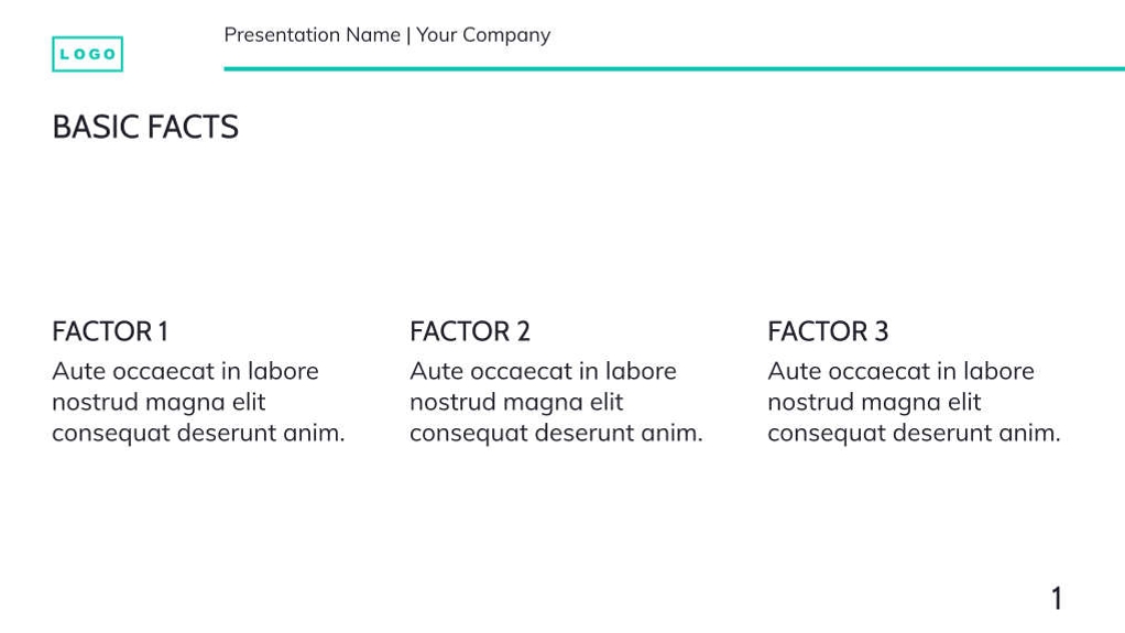 Free presentation  goal setting template