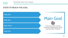 Free presentation  goal setting template