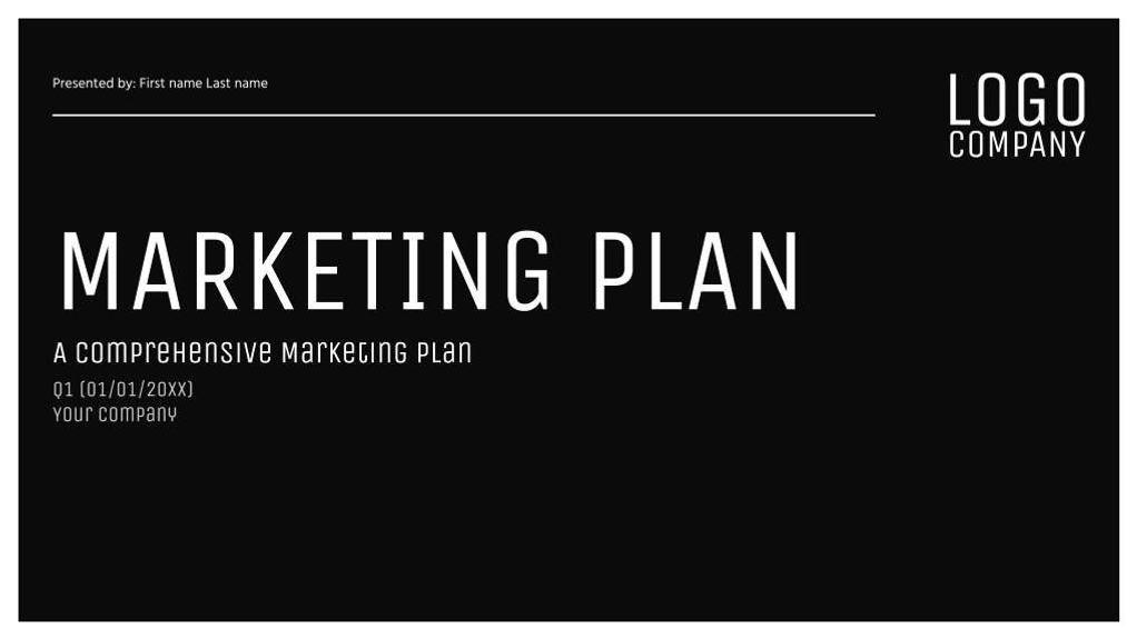 Free presentation   marketing plan template