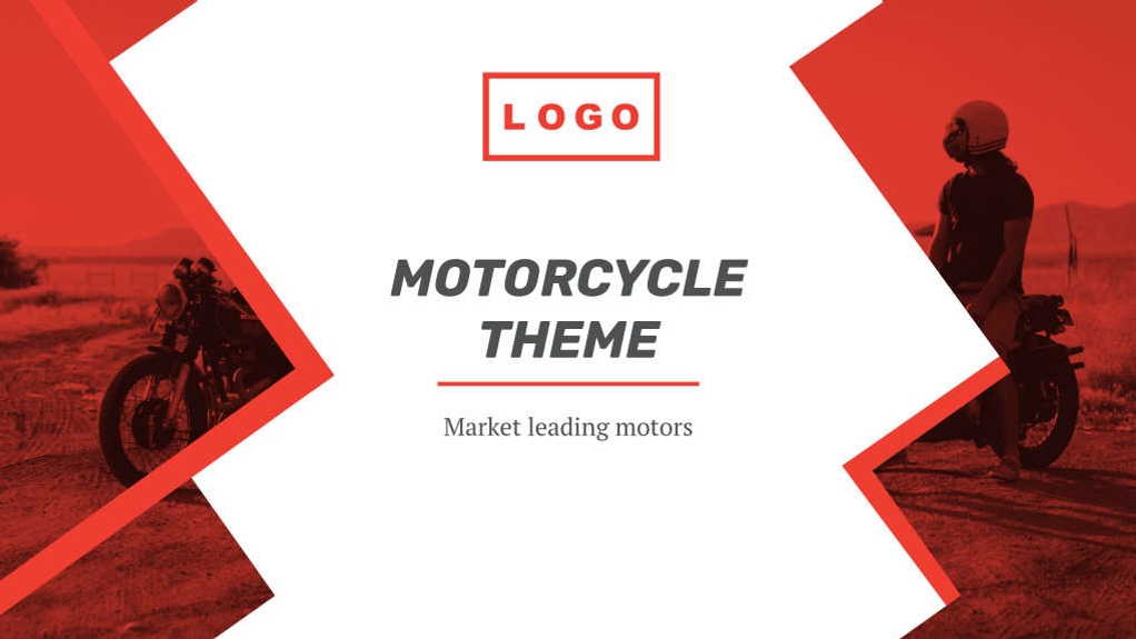 Free presentation  motorcycle template