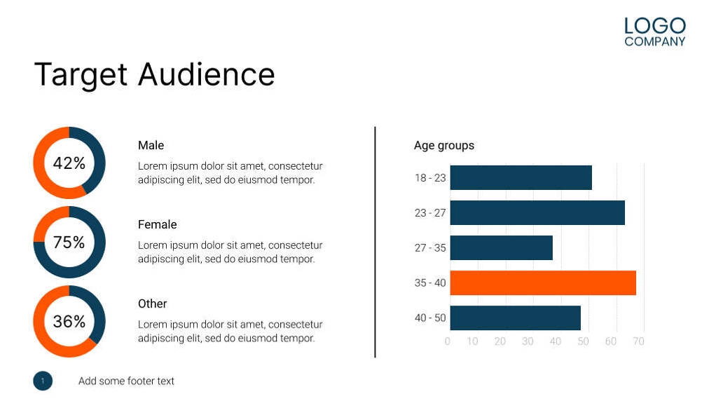 Free presentation   sales product overview template