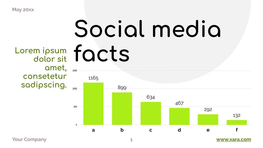 Free presentation   social media strategy template