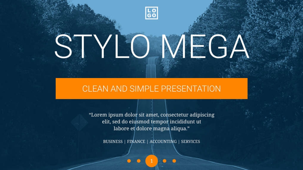 Free presentation  stylo template