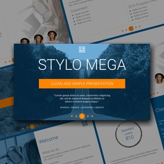 Free presentation  stylo template