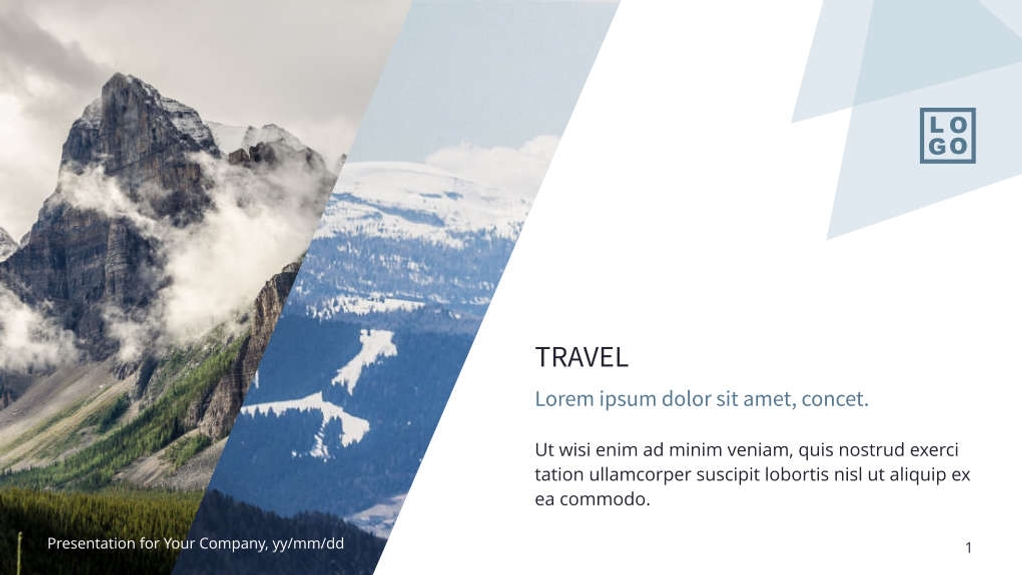 Free presentation  travel template