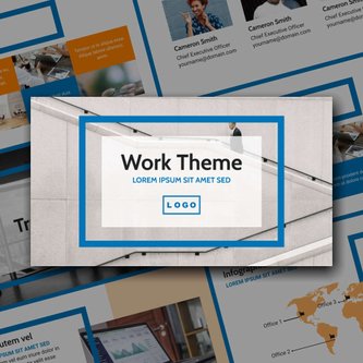 Free presentation  work template