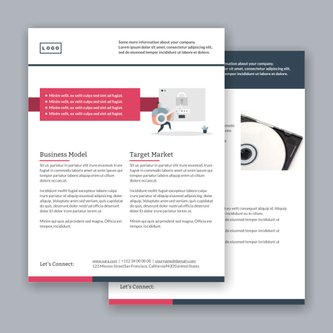 Free product sheet template