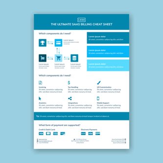 Free product sheet template