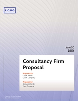 Free proposal  digital consulting template