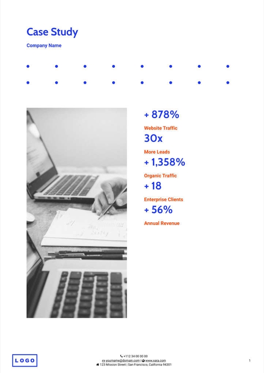 Free proposal  digital marketing template