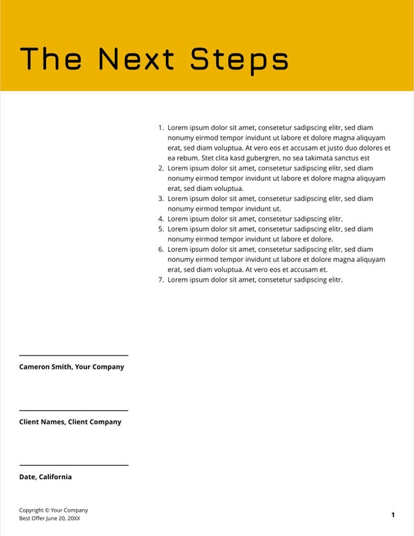 Free proposal  hr strategy template