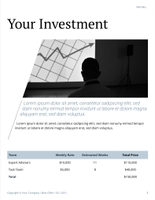 Free proposal  resource management template