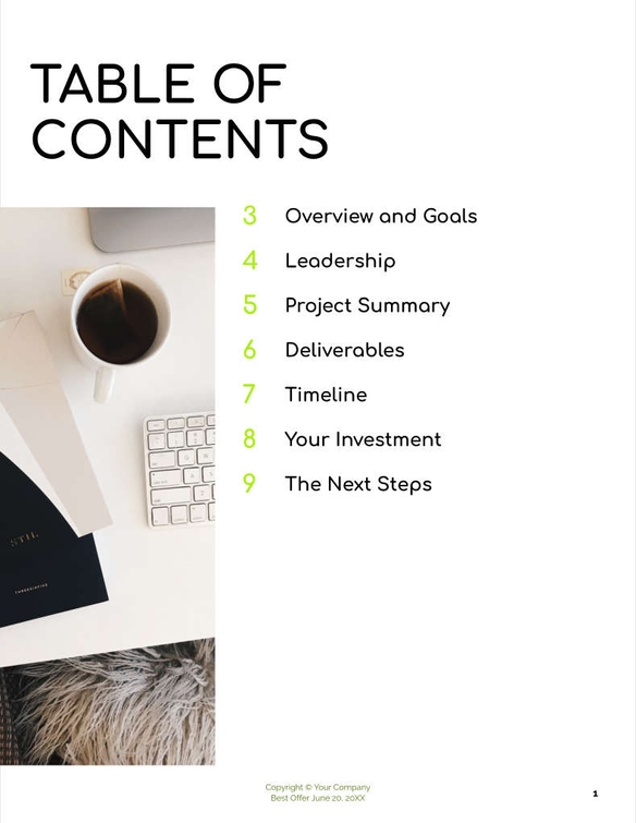 Free proposal  social media strategy template