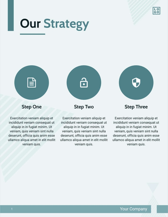 Free proposal – strategy template