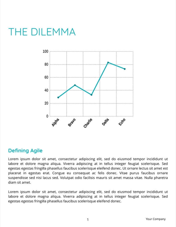 Free report – agility template