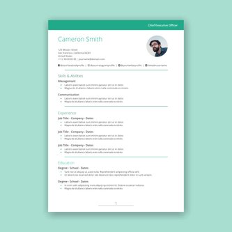 Free resume template