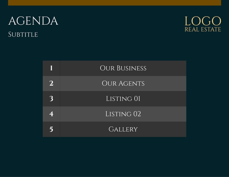 Free real estate – brochure – luxury template