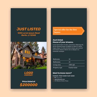 Free real estate – door hanger template