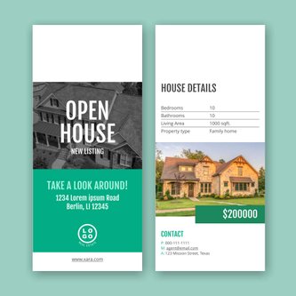 Free real estate – door hanger template