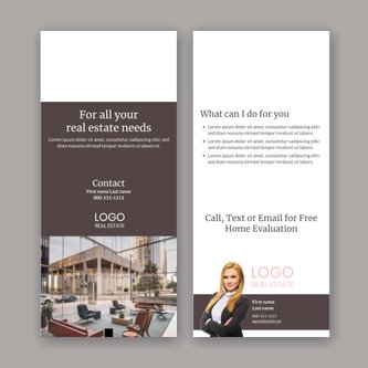 Free real estate – door hanger template