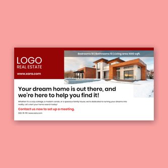 Free real estate – facebook template