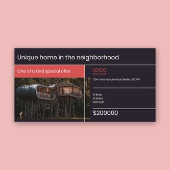 Free real estate – facebook template